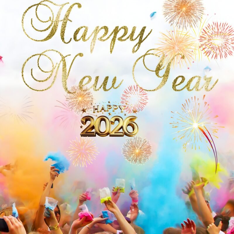 Happy New Year 2026 Celebration HD wallpaper free download