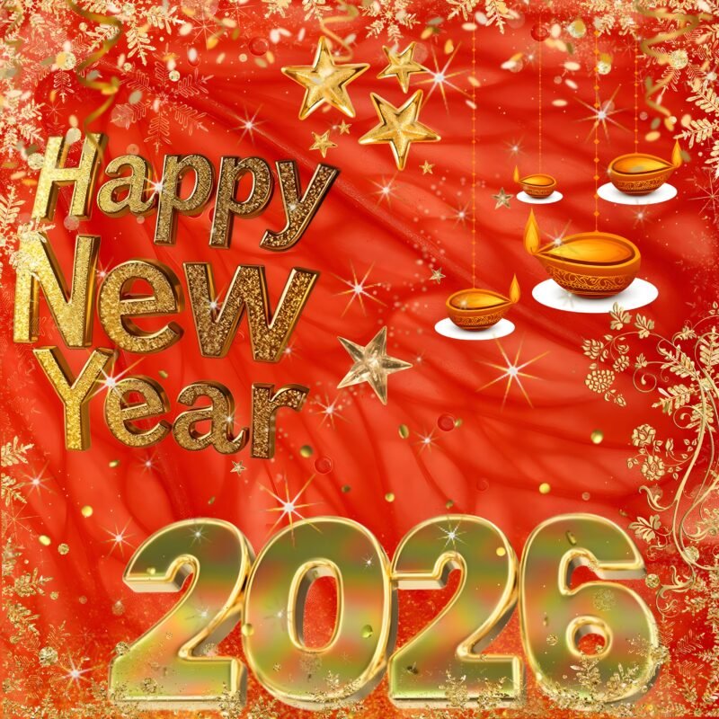 Happy New Year 2026 Celebration HD wallpaper free download