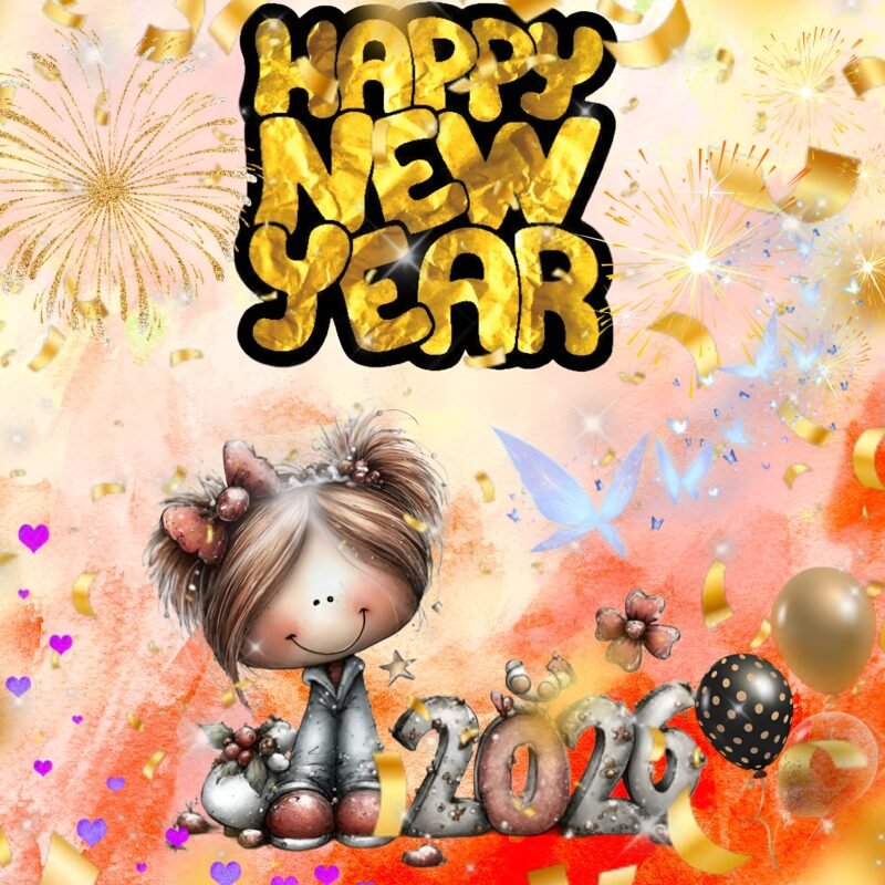 Happy New Year 2026 Celebration HD wallpaper free download