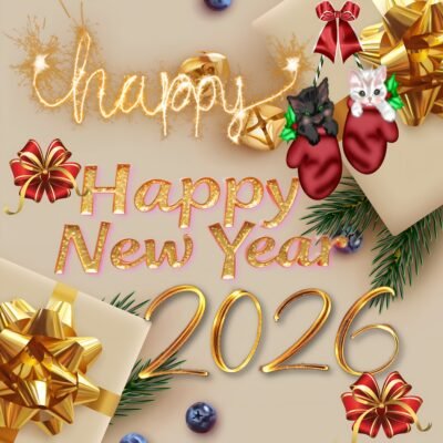 Festive Wallpaper HD Happy New Year 2026 Festive