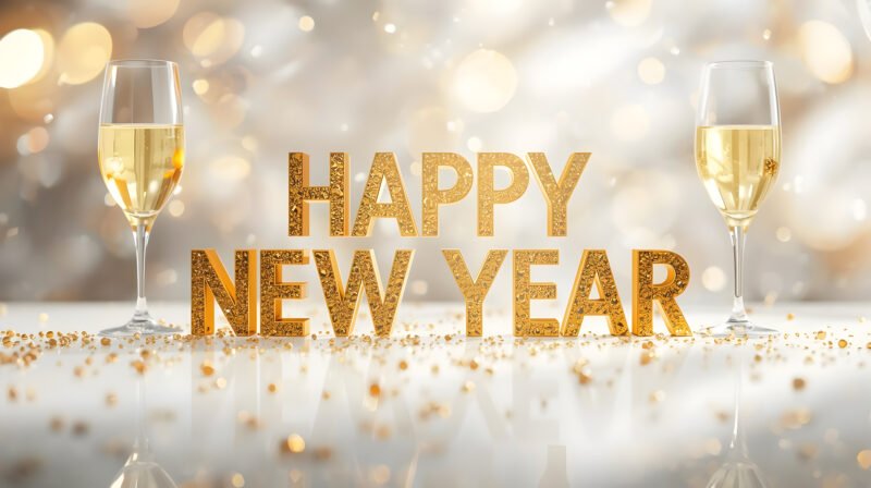 Happy New Year Festive HD wallpaper free download