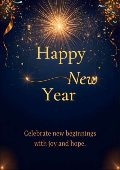 Gold Fireworks Wallpaper HD Happy New Year Festive