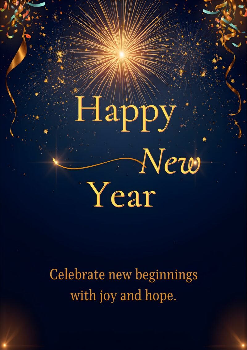 Happy New Year Festive HD wallpaper free download