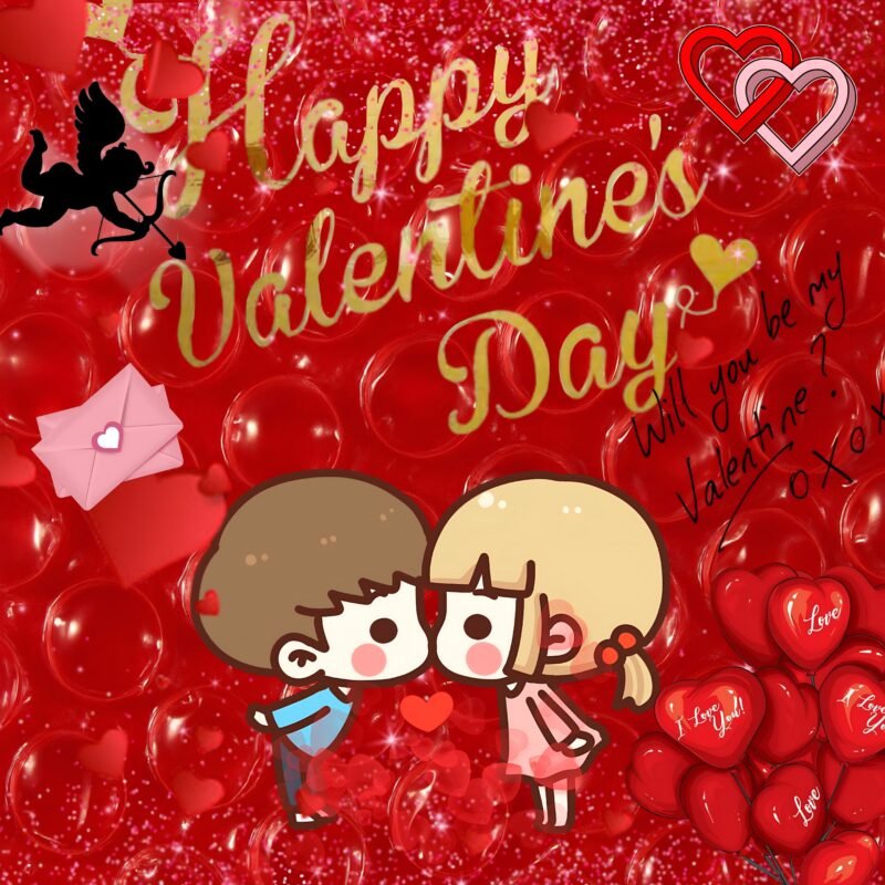 Happy Valentine’s Day Cute HD wallpaper free download