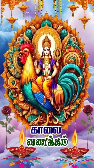 Festive Art Wallpaper – Kaalai Vanakkam Divine