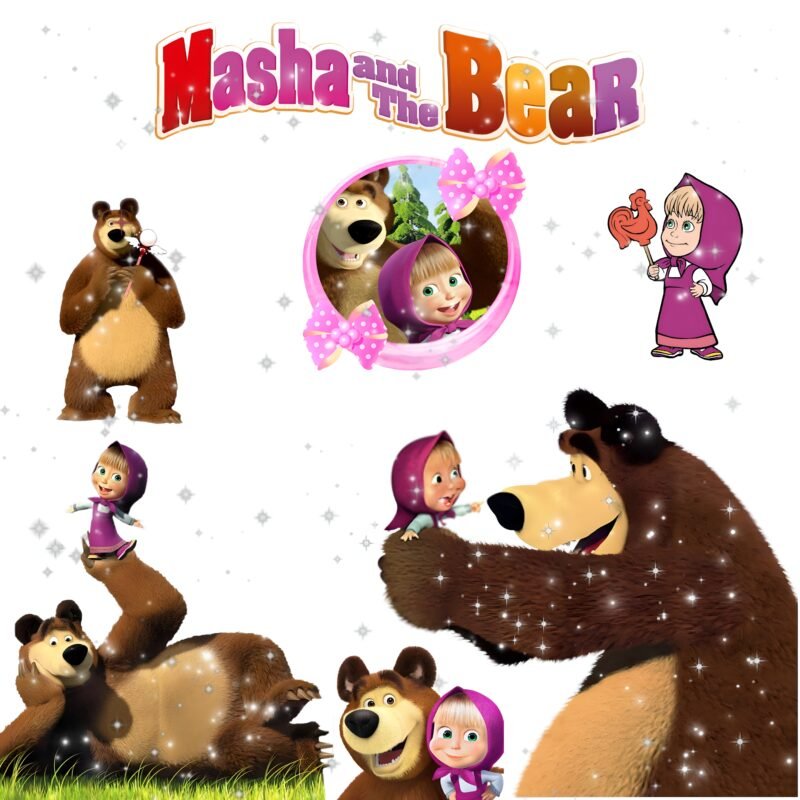 Masha Bear HD Wallpaper free download