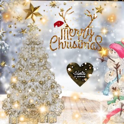 Green Wallpaper HD Merry Christmas Festive