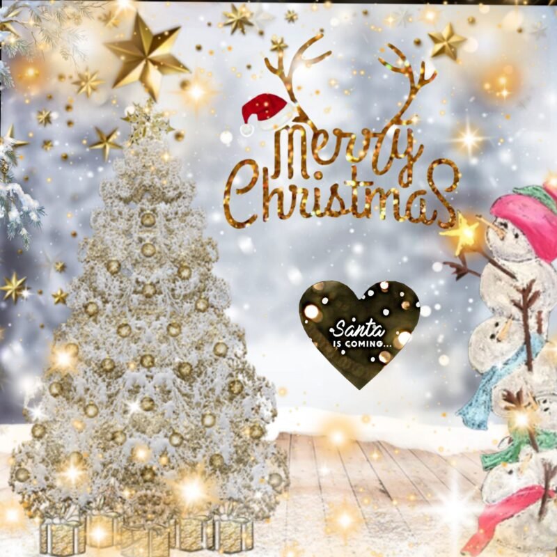 Merry Christmas Festive HD wallpaper free download
