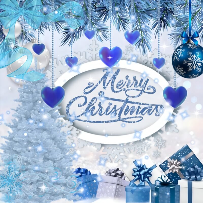 Merry Christmas Festive HD wallpaper free download