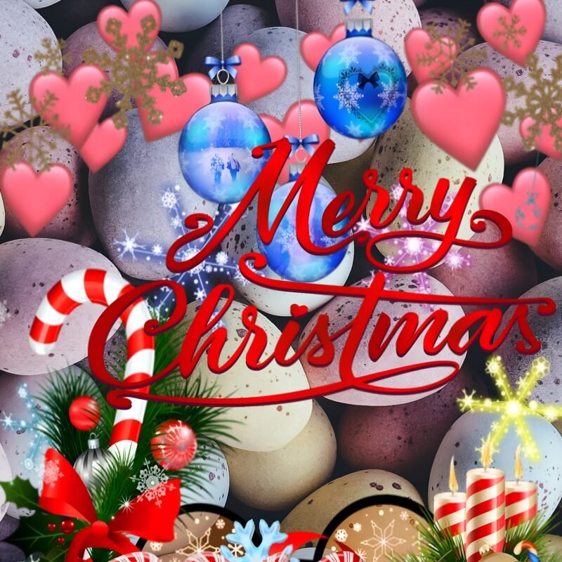 Merry Christmas Festive HD Wallpaper free download