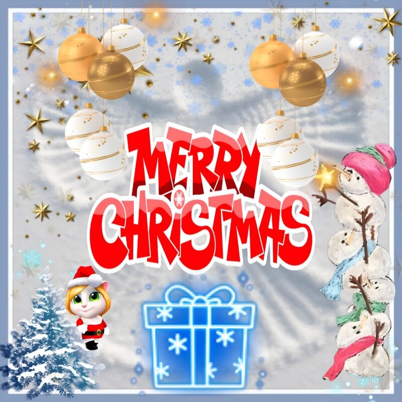 Merry Christmas Festive HD wallpaper free download