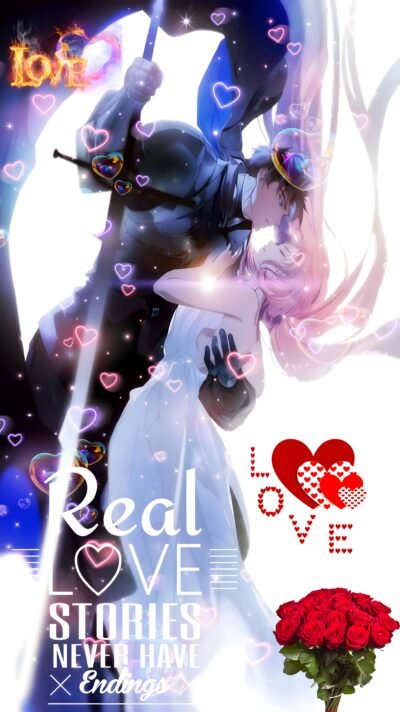 High-resolution Romantic Wallpaper – Romantic Anime Love Story