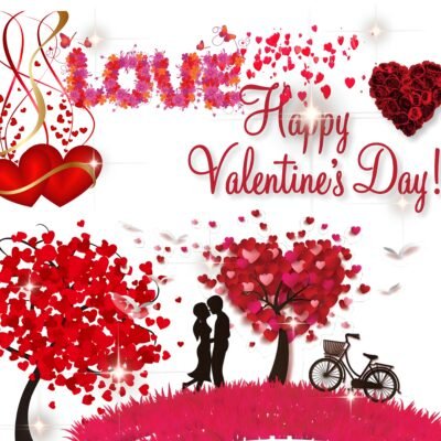 White Wallpaper HD Valentine’s Day Love