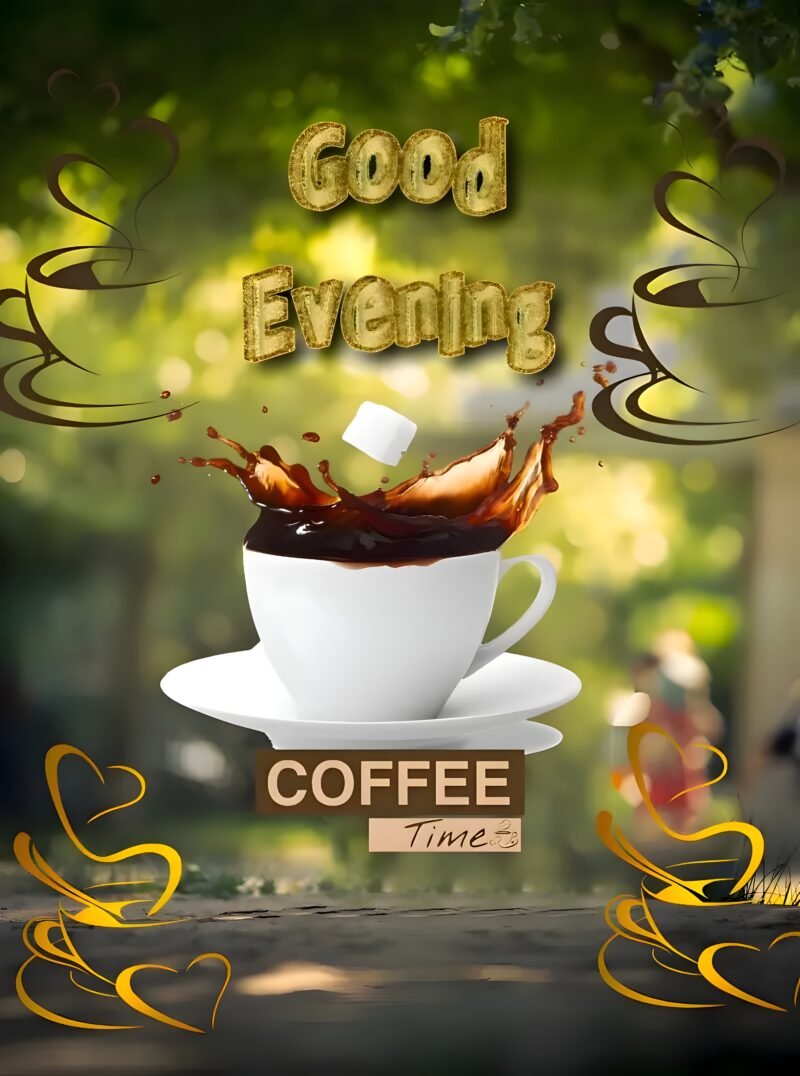 Coffee Time Evening HD wallpaper free download