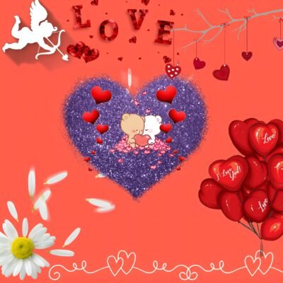 Cute Love Bears Romantic HD Wallpaper