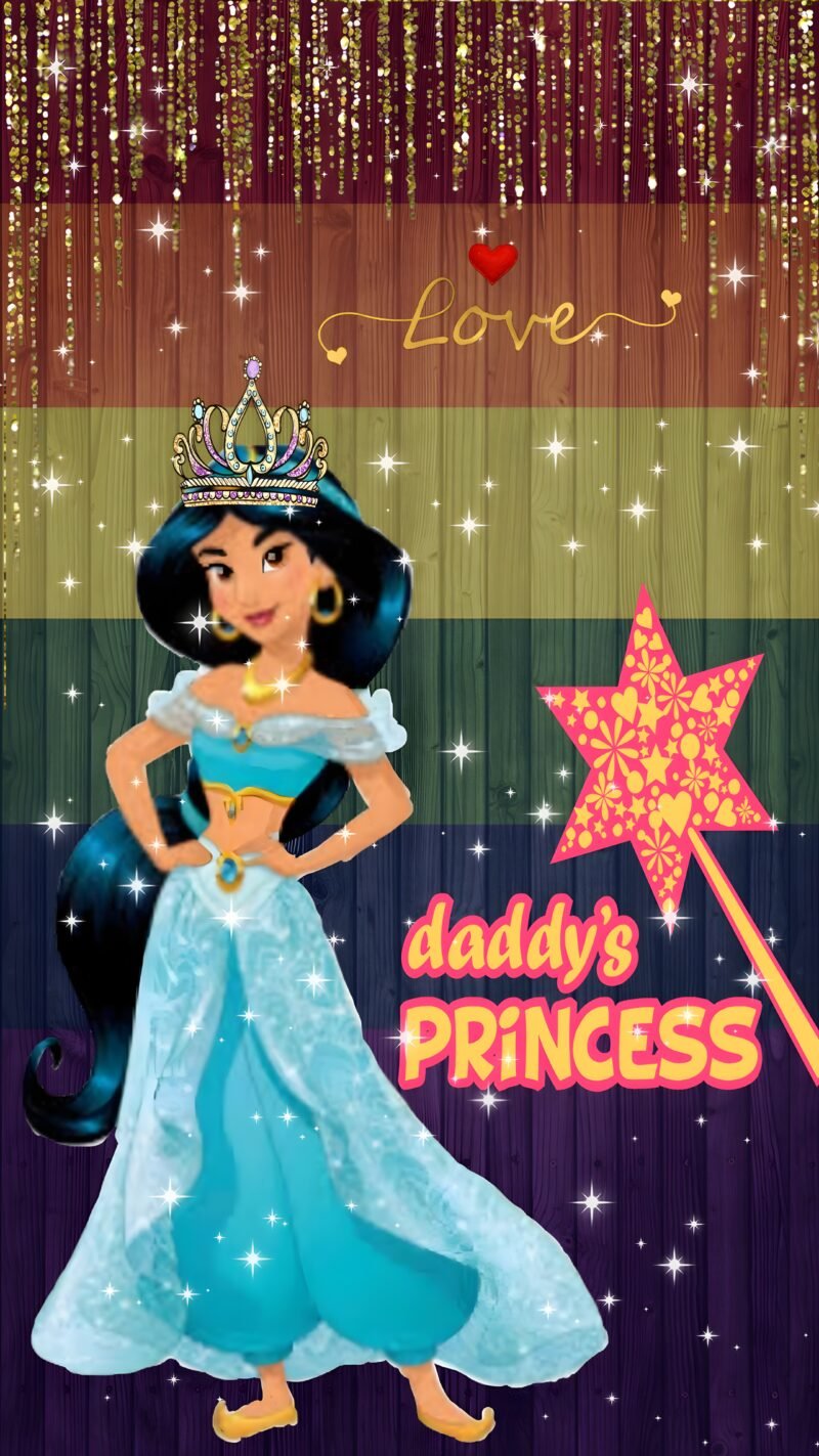 Daddy’s Princess Jasmine HD wallpaper free download