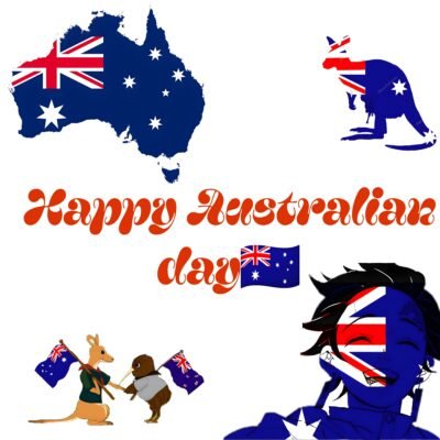 Australian Flag Art Wallpaper – Happy Australian Day Celebration Art