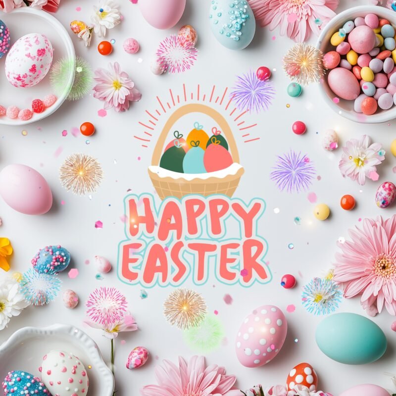 Happy Easter Festive HD wallpaper free download