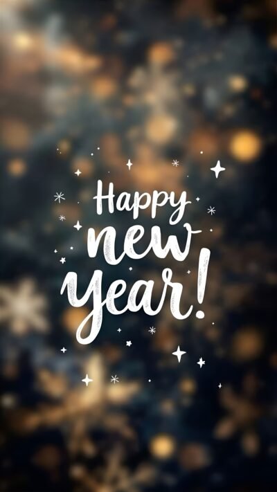 Happy New Year Festive HD Wallpaper