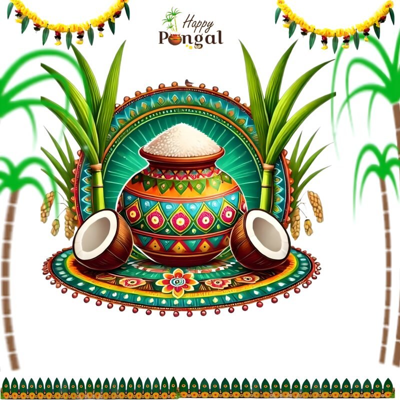 Happy Pongal Festival HD wallpaper free download