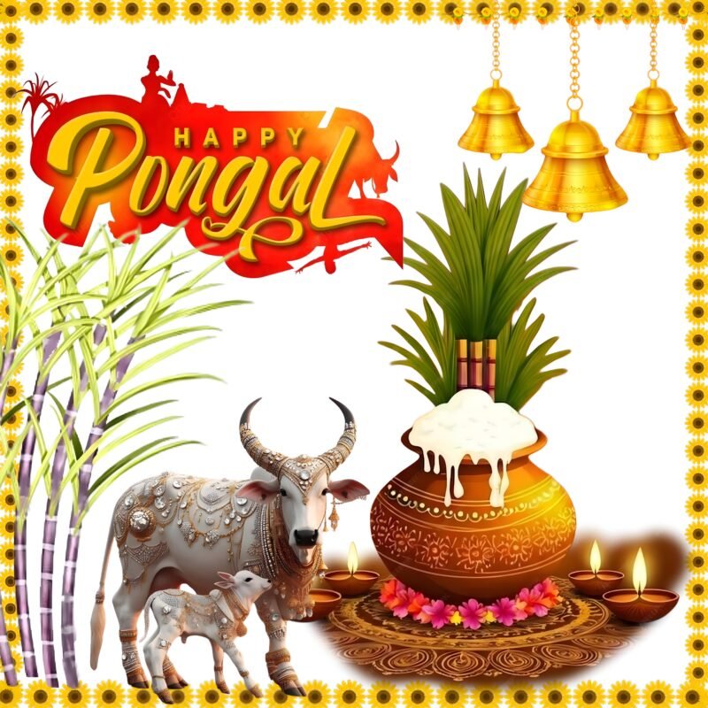 Happy Pongal Festival Celebration HD wallpaper free download