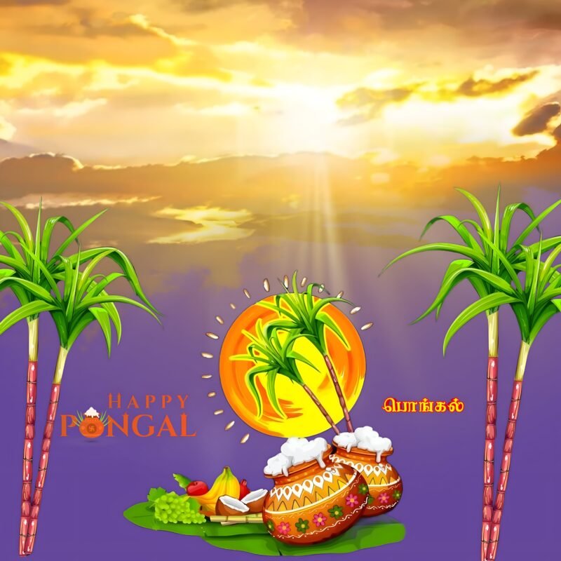 Happy Pongal Festival Celebration HD wallpaper free download