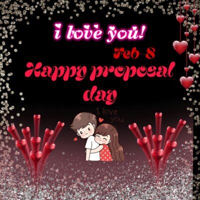 Happy Proposal Day Romantic Art HD Wallpaper