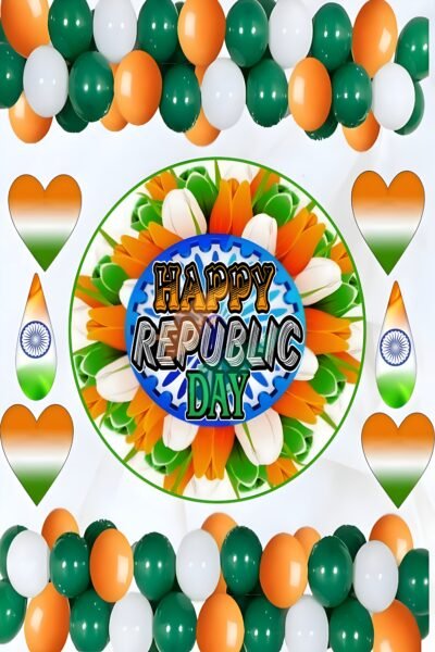 Saffron Orange Wallpaper HD Happy Republic Day Celebration