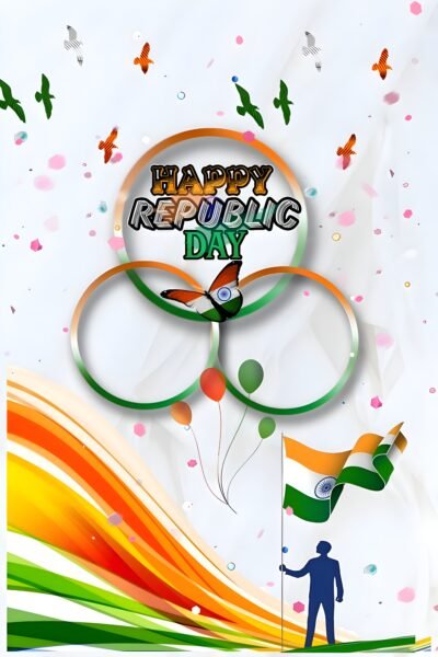 Happy Republic Day Celebration Art HD Wallpaper