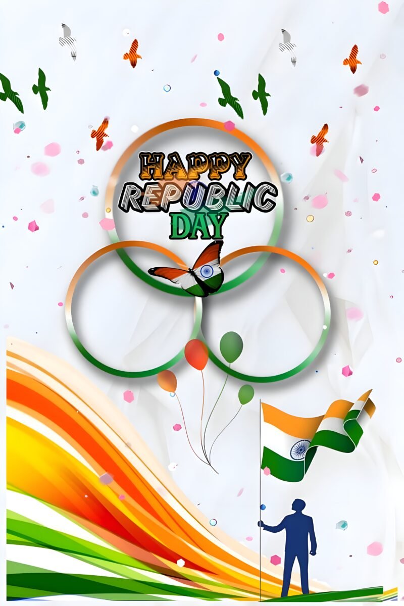 Happy Republic Day Celebration Art HD wallpaper free download