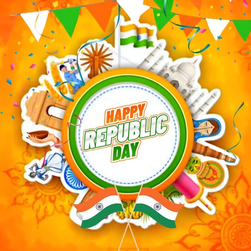 Happy Republic Day Celebration Art HD wallpaper free download
