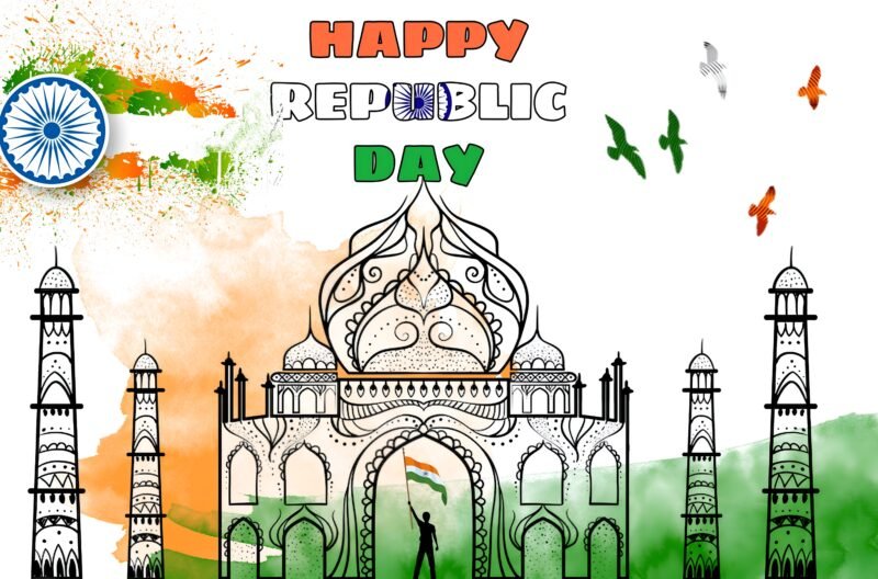 Happy Republic Day India Art HD wallpaper free download
