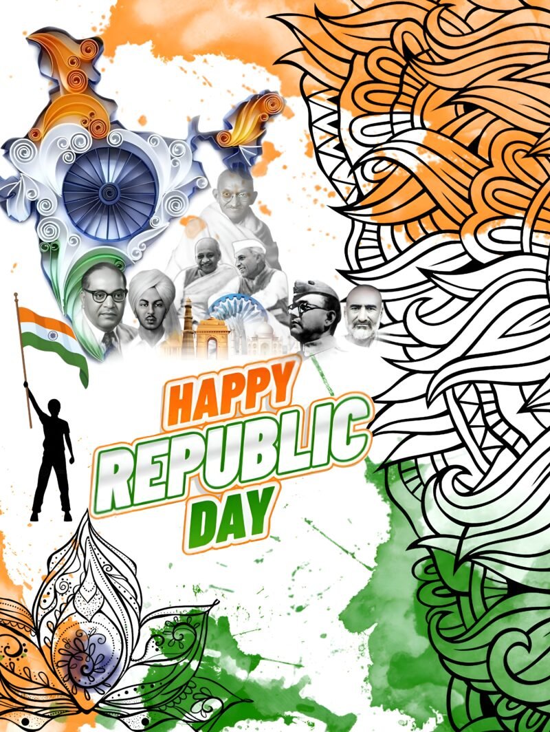 Happy Republic Day India Tribute HD wallpaper free download