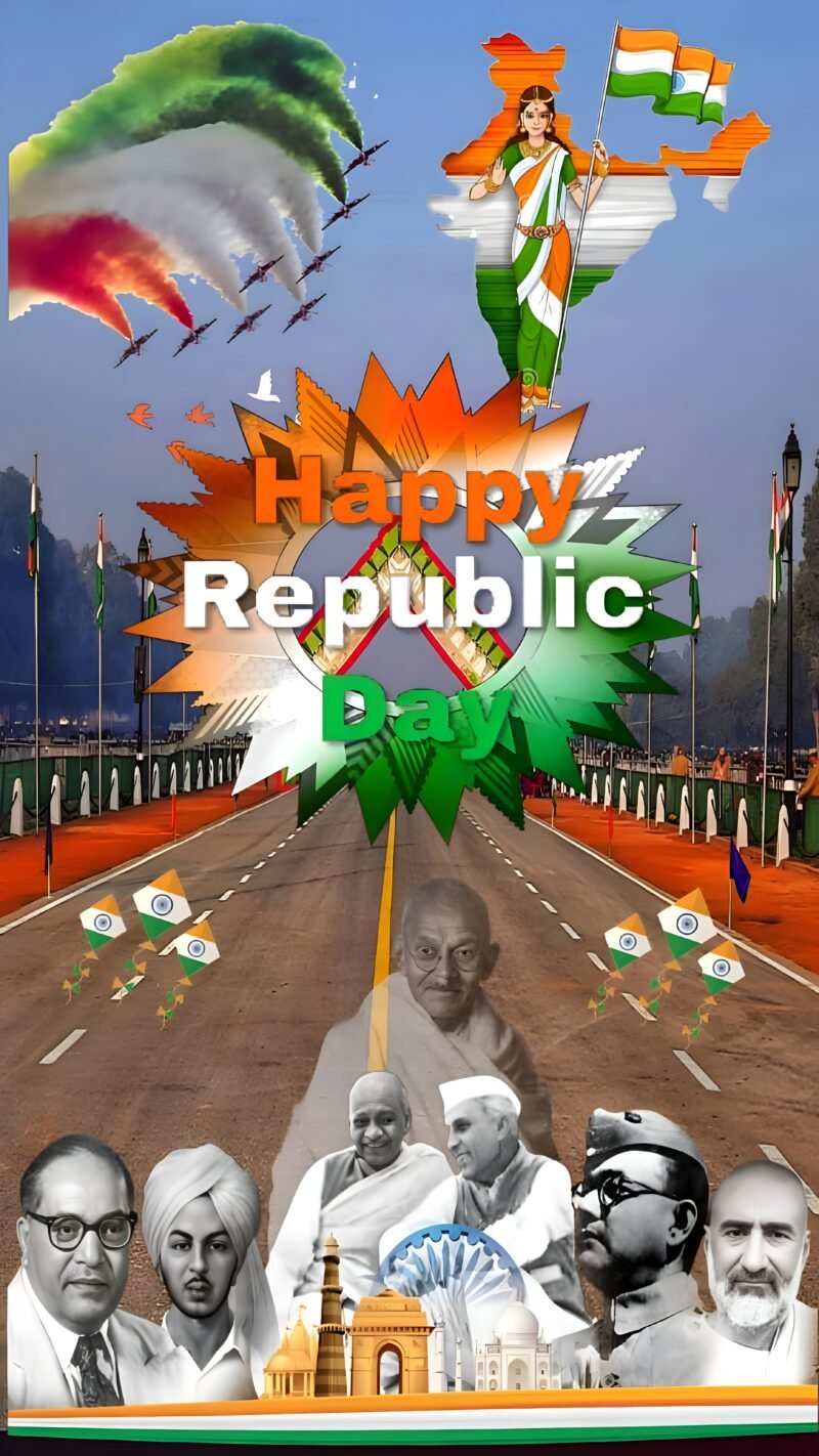 Happy Republic Day India Tribute HD wallpaper free download