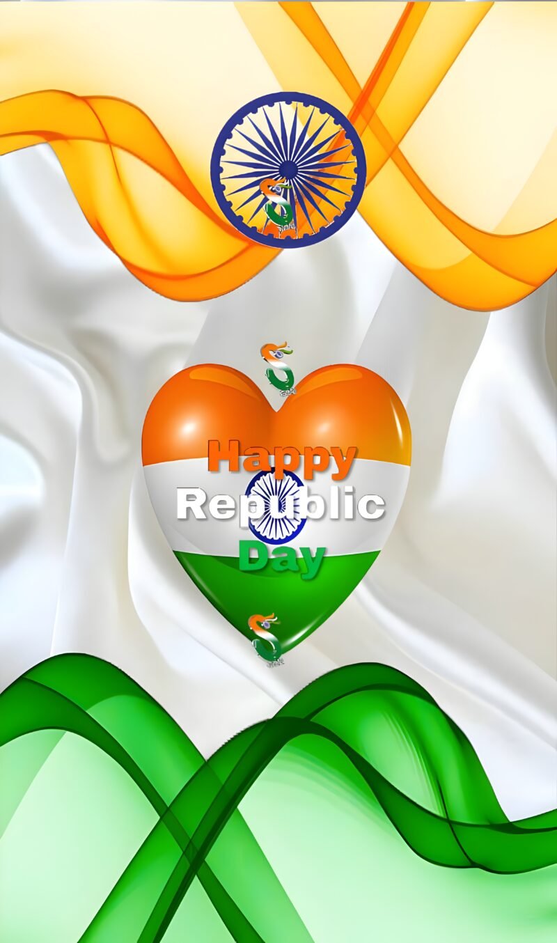 Happy Republic Day Indian Flag HD wallpaper free download