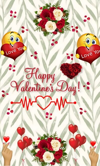 Bright Yellow Wallpaper HD Happy Valentine’s Day Romantic