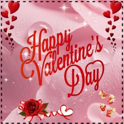 Vibrant Red Wallpaper HD Happy Valentine’s Day Romantic