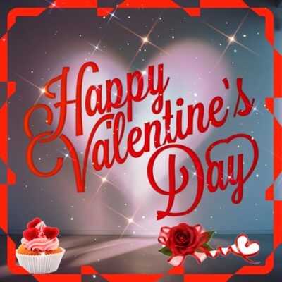 Vibrant Red Wallpaper HD Happy Valentine’s Day Romantic