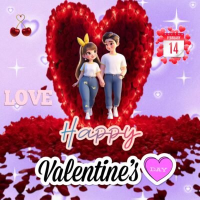 February 14 Celebration Wallpaper – Happy Valentine’s Day Romantic