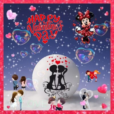 5760x5760 Wallpaper – Happy Valentine’s Day Romantic Art