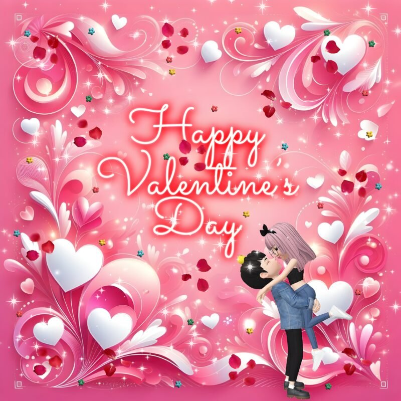 Happy Valentine’s Day Romantic Art HD wallpaper free download