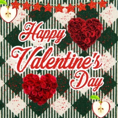 Ipad Wallpaper HD Happy Valentine’s Day Rose Hearts