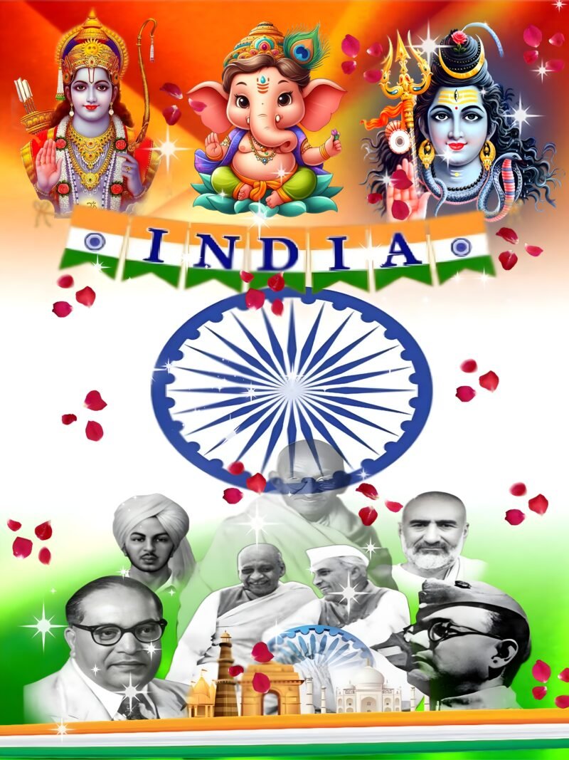 India Patriotic Icons HD wallpaper free download