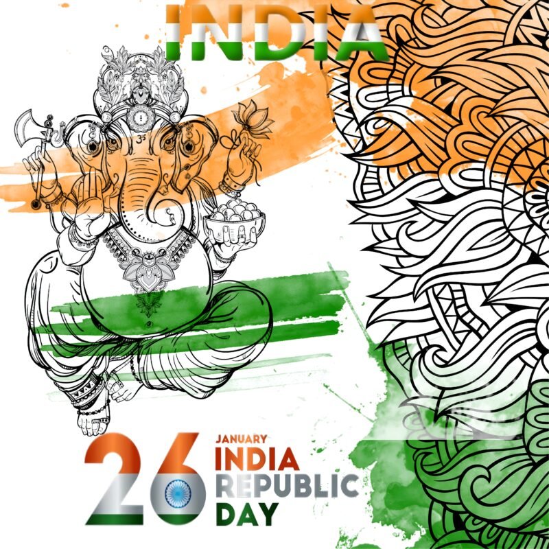 India Republic Day Artistic HD wallpaper free download