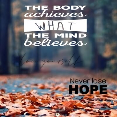 5760x5760 Wallpaper – Inspirational Autumn Leaves Quote