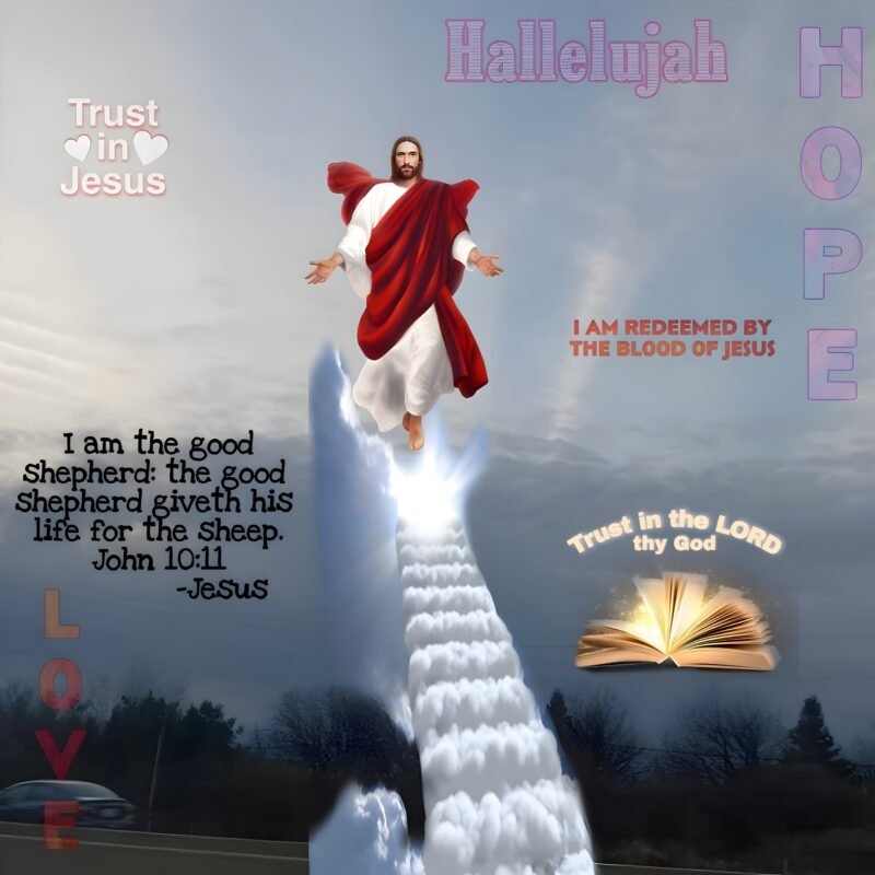 Jesus Ascending Spiritual HD wallpaper free download