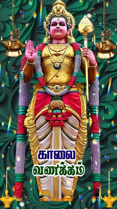 Religious Art Wallpaper Lord Murugan Traditional Statue HD