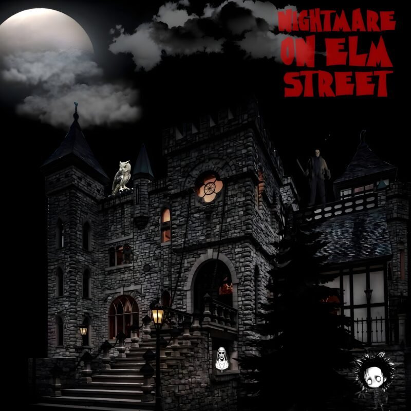 Nightmare Elm Street Horror Castle HD wallpaper free download