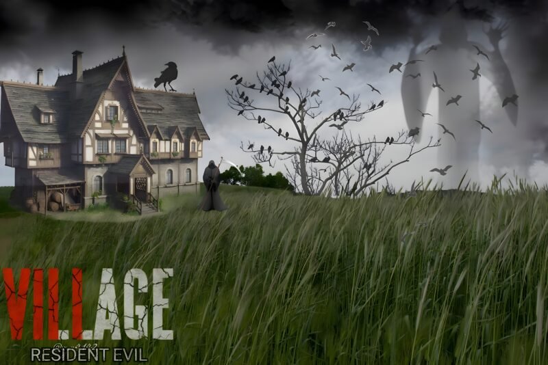Resident Evil Village Dark Horror HD wallpaper free download