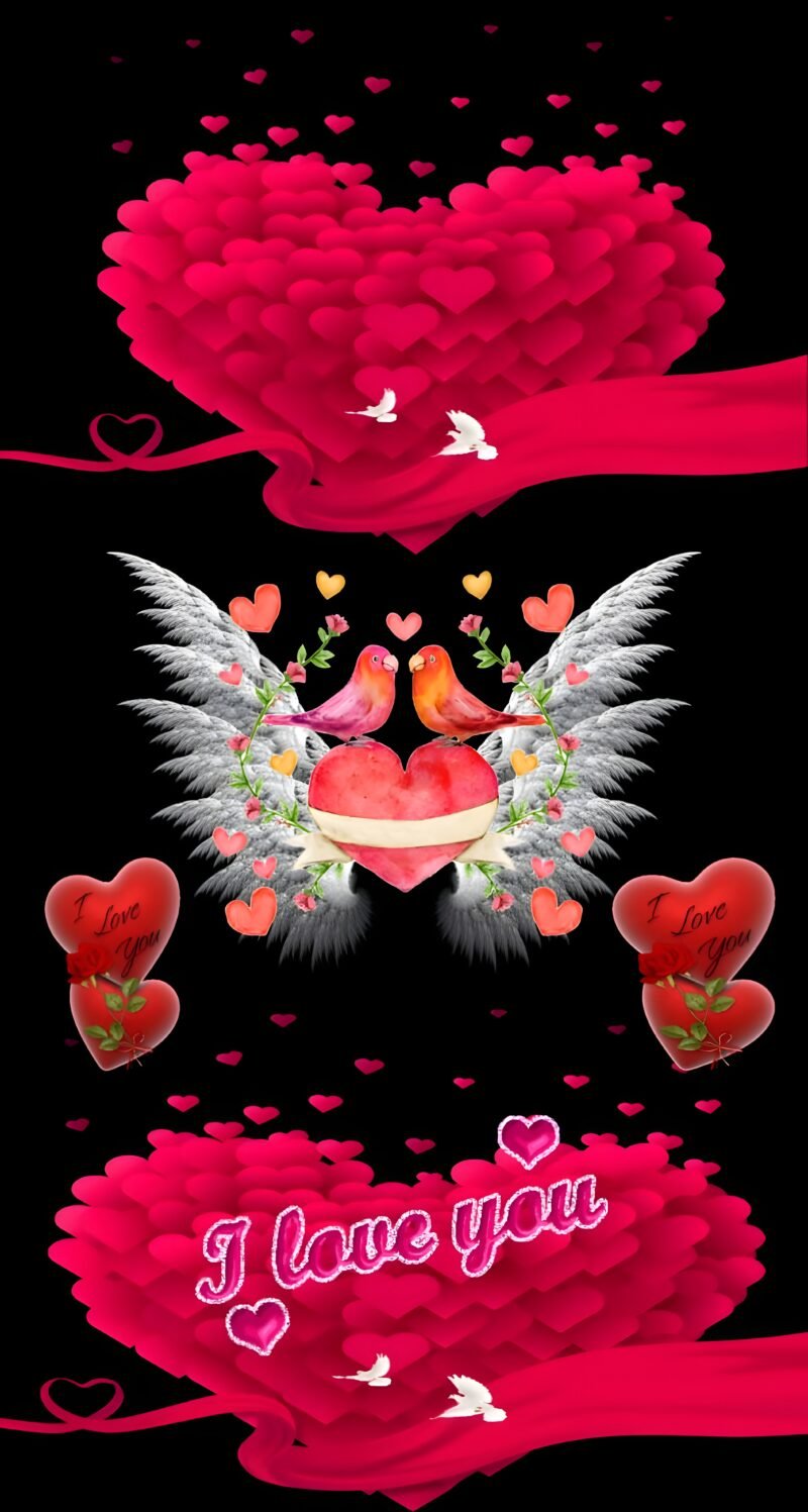 Romantic Heart Love HD wallpaper free download